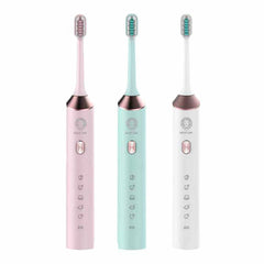 A Photo Of Green Lion Electric Toothbrush - 5 Modes, Slim Design, Intelligent Timing
