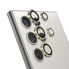 A Photo Of Green Lion S24 Ultra Camera Lens Armor - Yellow