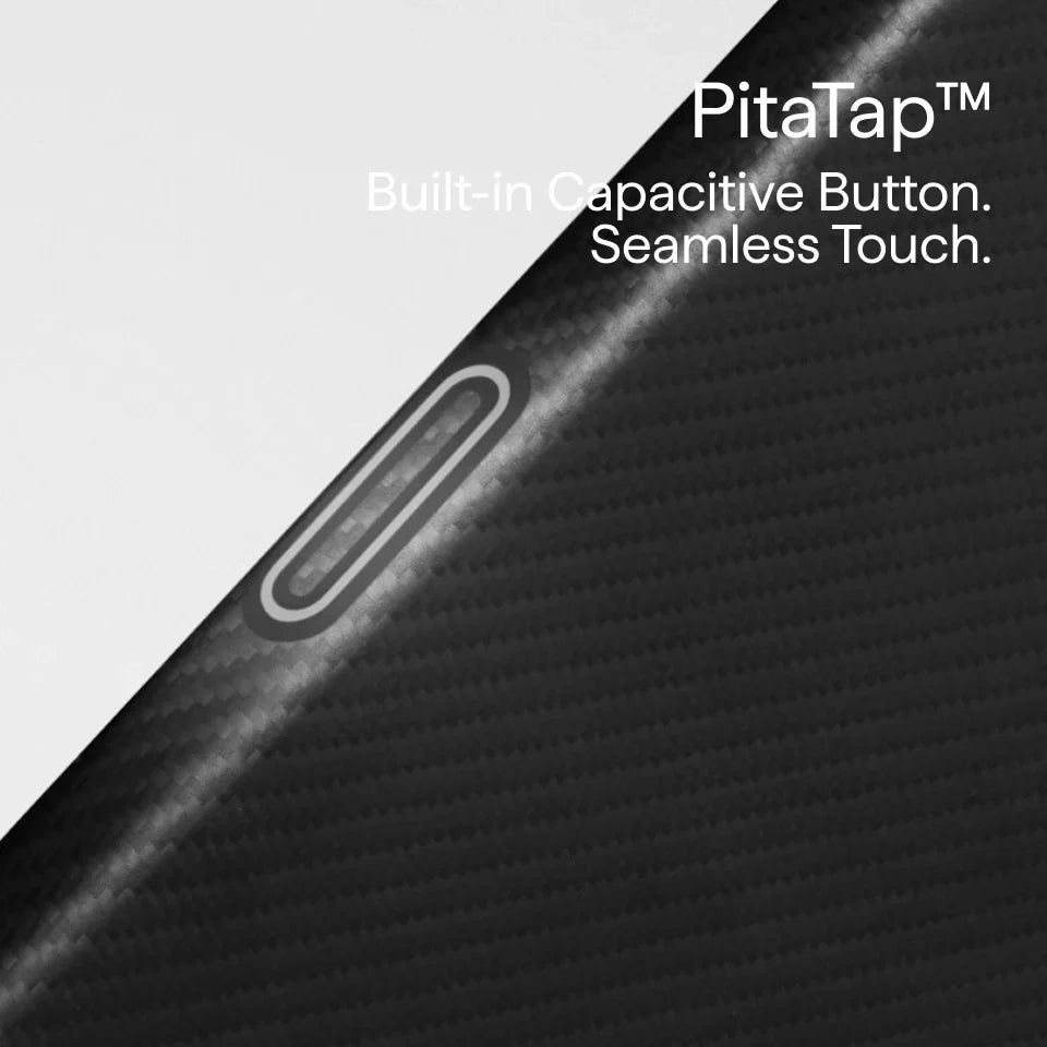 A Photo Of Pitaka Edge Case for iPhone 18 Pro / iPhone 18 Pro Max – Ultra-Thin Aramid Fiber MagSafe Case