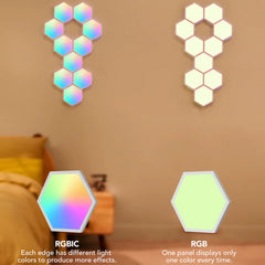 A Photo Of Govee Glide Hexagon Light Panels H6061