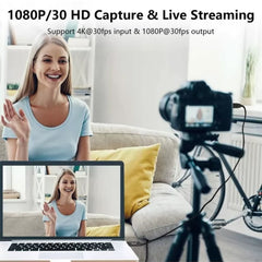 A Photo Of HDMI To USB 2.0 4K Video Capture Device