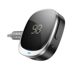 A Photo Of Hoco E80 In-Car AUX Bluetooth Receiver for Seamless Audio Streaming