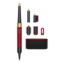 A Photo Of Dyson Airwrap i.d.™ Multi-Styler and Dryer in Red Velvet/Gold (HS08) - Bluetooth® Enabled Hair Styling Tool