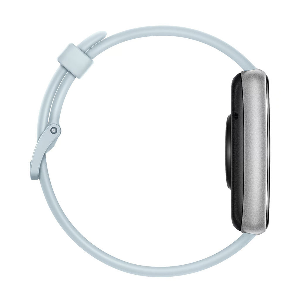 A Photo Of Huawei Watch Fit 2 Active Edition - Sky Blue | 1.74-Inch AMOLED Display, Bluetooth Calling, and Long Battery Life
