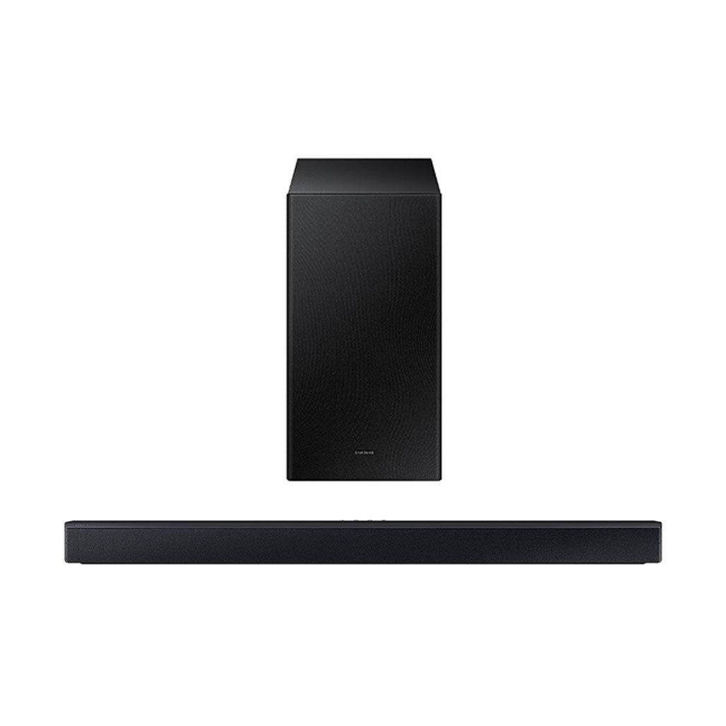 A Photo Of Samsung HW-C450 C-Series 2.1 Channel Soundbar with Wireless Subwoofer (2023) – Enhanced Audio Experience