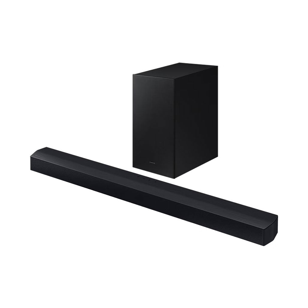 A Photo Of Samsung HW-C450 C-Series 2.1 Channel Soundbar with Wireless Subwoofer (2023) – Enhanced Audio Experience
