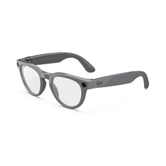 A Photo Of Ray-Ban Meta Headliner (Gen 2) Smart Glasses - Shiny Asteroid Grey / Clear to Emerald Transitions