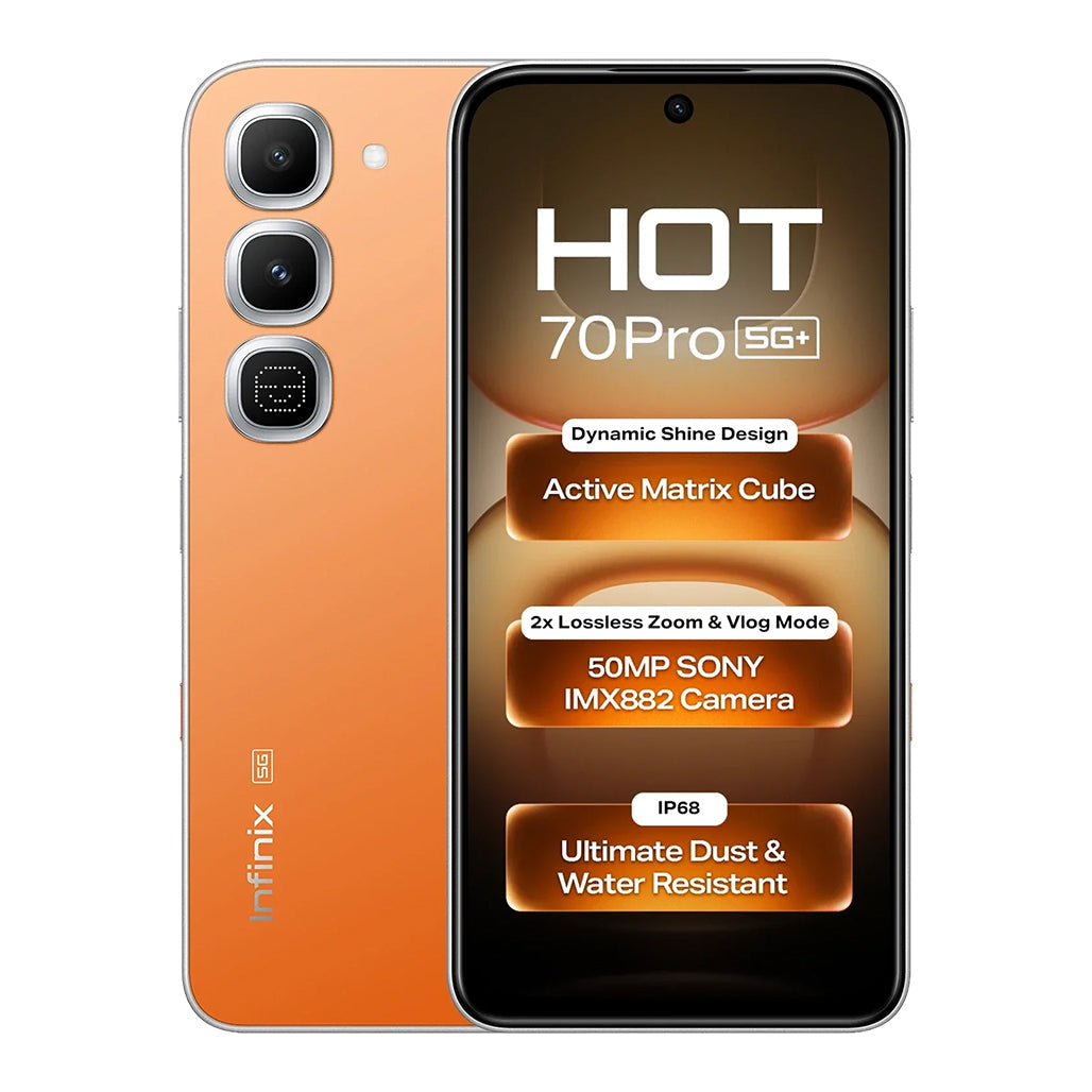A Photo Of Infinix Hot 70 Pro 5G - 6GB Ram - 256GB Storage