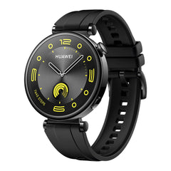 A Photo Of Huawei Watch GT 4 41mm Black Fluoroelastomer Strap - Advanced AMOLED Smartwatch with Fitness Tracking