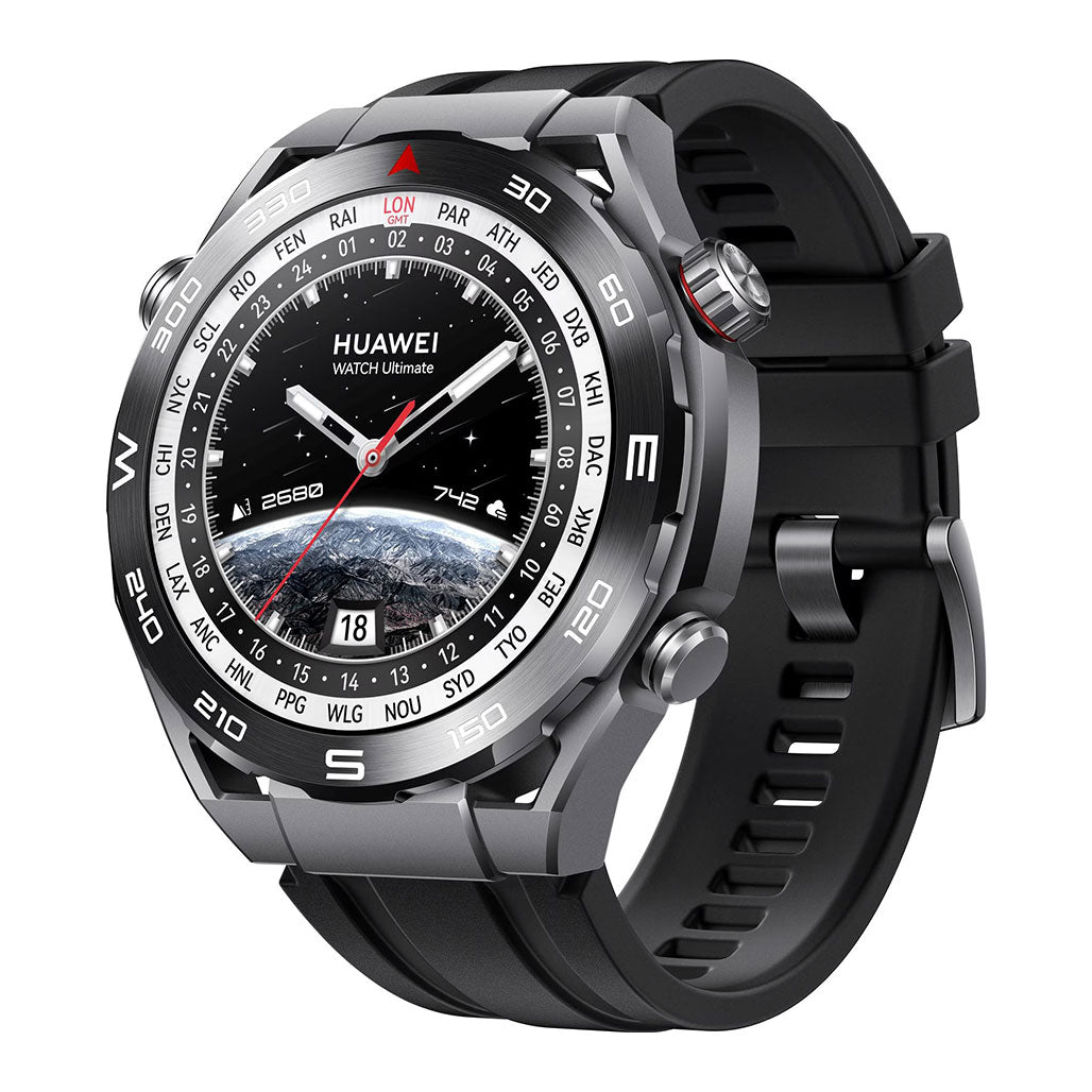 A Photo Of Huawei CLB-B19 Watch Ultimate - Expedition Black | Premium Smartwatch with Advanced Diving Features