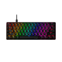 A Photo Of HyperX Alloy Origins 60 Mini Red Switch - Wired Mechanical Gaming Keyboard | 4P5N4AA#ABA