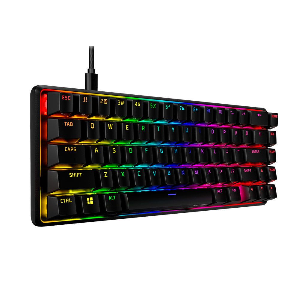 A Photo Of HyperX Alloy Origins 65 Red Switch - Compact Wired Mechanical Gaming Keyboard | 4P5D6AA#ABA
