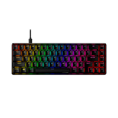 A Photo Of HyperX Alloy Origins 65 Red Switch - Compact Wired Mechanical Gaming Keyboard | 4P5D6AA#ABA