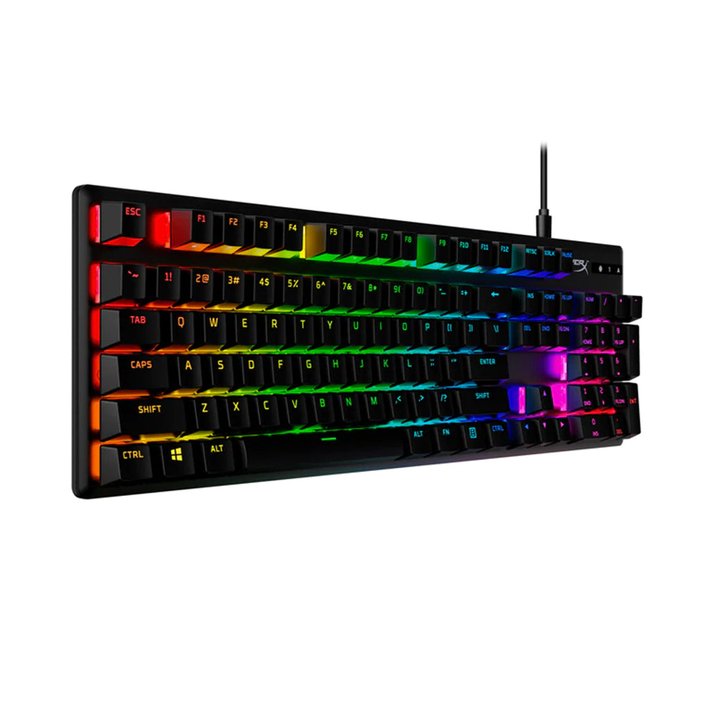 A Photo Of HyperX Alloy Origins PBT Red Switch - Wired Full-size Mechanical Gaming Keyboard | 639N3AA#ABA
