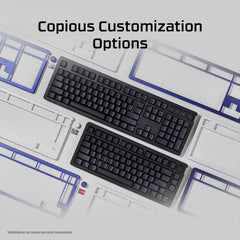 A Photo Of HyperX Alloy Rise - Ultimate Toolless Customizable RGB Gaming Keyboard with Red Switch