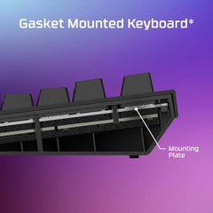 A Photo Of HyperX Alloy Rise - Ultimate Toolless Customizable RGB Gaming Keyboard with Red Switch
