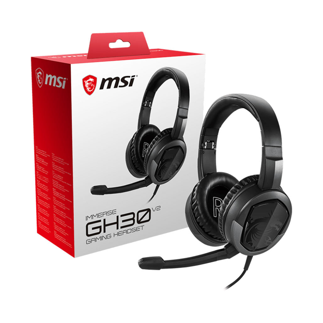 A Photo Of MSI Immerse GH30 V2 Wired Gaming Headphones – Premium Audio for Gamers