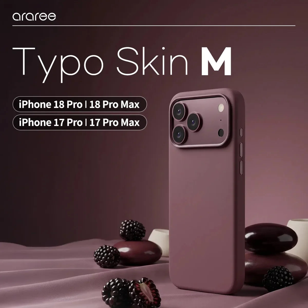A Photo Of Araree Typo Skin M Case for iPhone 18 Pro Max
