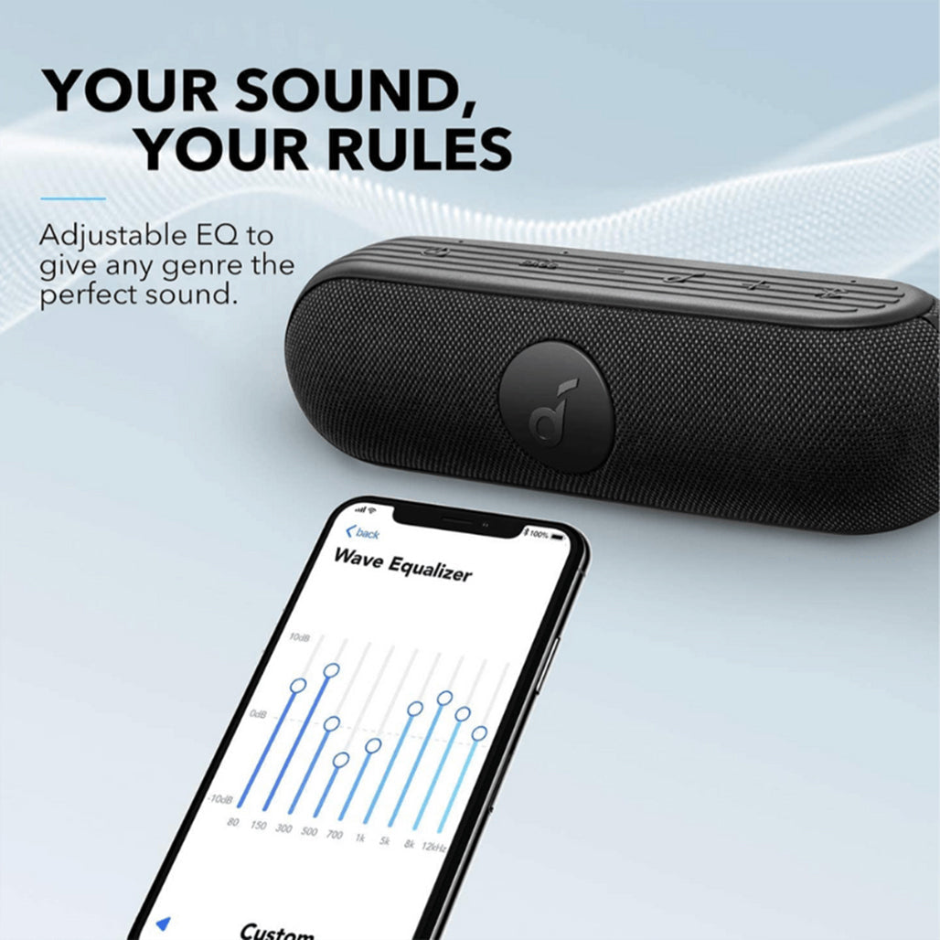 A Photo Of Anker Soundcore Icon+ Portable Bluetooth Speaker – 20W Bass-Boosted Audio, IP67 Waterproof, 12-Hour Battery, Wireless Stereo Pairing, Rugged & Shockproof Outdoor Speaker for Beach, Camping & Travel