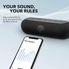 A Photo Of Anker Soundcore Icon+ Portable Bluetooth Speaker – 20W Bass-Boosted Audio, IP67 Waterproof, 12-Hour Battery, Wireless Stereo Pairing, Rugged & Shockproof Outdoor Speaker for Beach, Camping & Travel