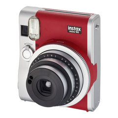 A Photo Of Fujifilm Instax Mini 90 Neo Classic Instant Camera - Red, Classic Elegance with Advanced Features