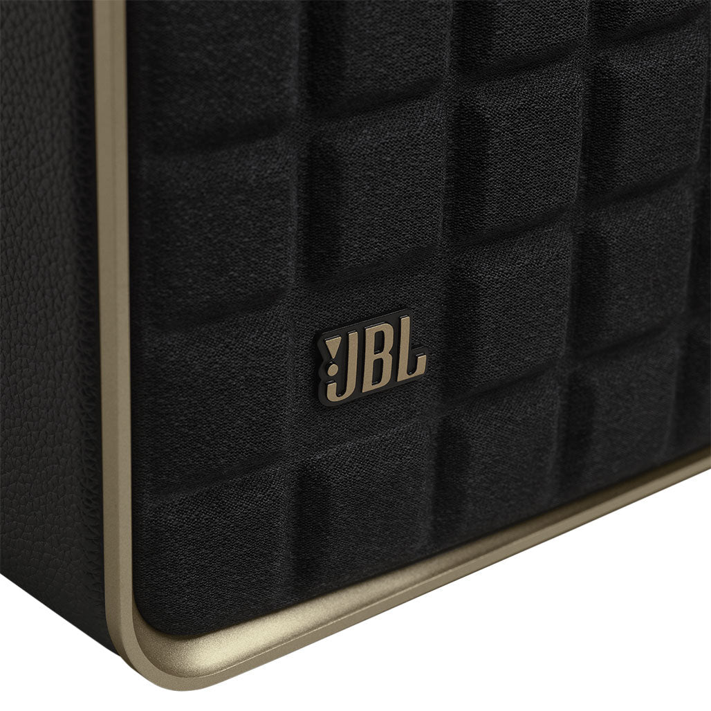 A Photo Of JBL Authentics 300 Portable Smart Home Speaker - Retro Design with Advanced Sound and Built-in Battery
