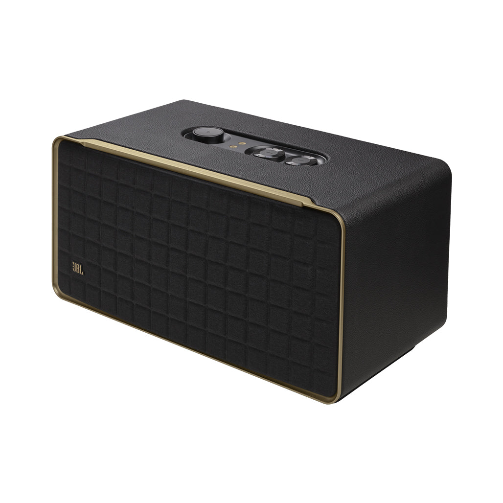 A Photo Of JBL Authentics 500 - Smart Home Speaker with Wi-Fi - Retro Design and Dolby Atmos® Music