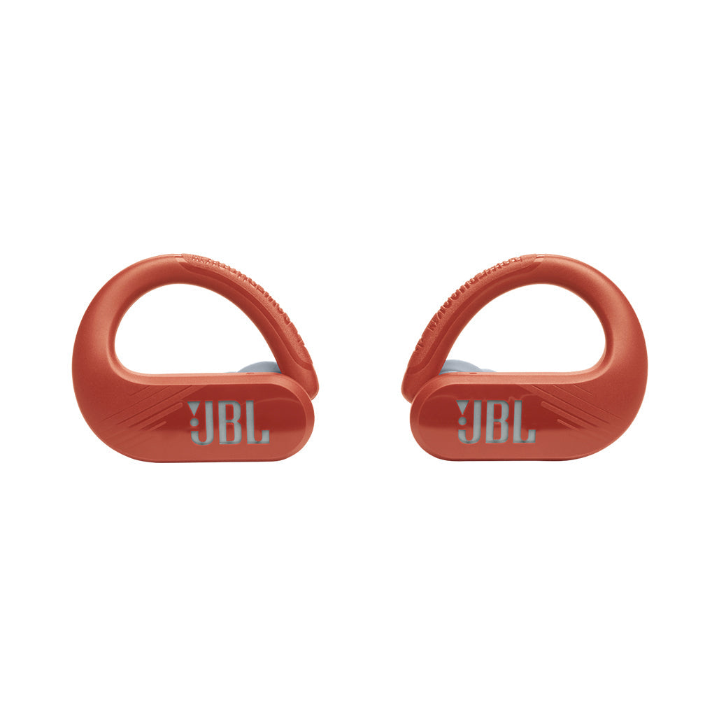 A Photo Of JBL Endurance Peak 3 Wireless In-Ear Headphones - Coral, 50 Hours Playback, IP68 Waterproof, Secure Fit