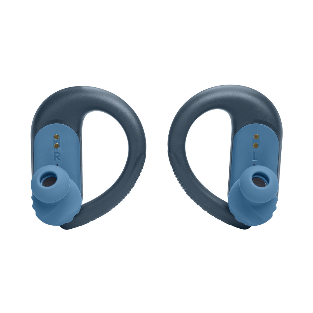 A Photo Of JBL Endurance Peak 3 - Wireless In-Ear Headphones - Blue, 50 Hours Playback, IP68 Waterproof, Secure Fit