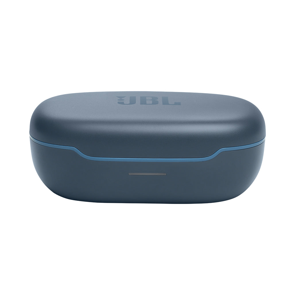 A Photo Of JBL Endurance Peak 3 - Wireless In-Ear Headphones - Blue, 50 Hours Playback, IP68 Waterproof, Secure Fit