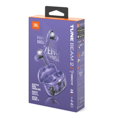 A Photo Of JBL Tune Beam 2 Ghost Edition - True Wireless Earbuds with Adaptive Noise Cancelling and JBL Pure Bass Sound
