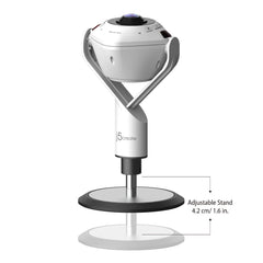 A Photo Of J5Create 360° AI-Powered Webcam with Speakerphone for Enhanced Video Conferencing - JVU368