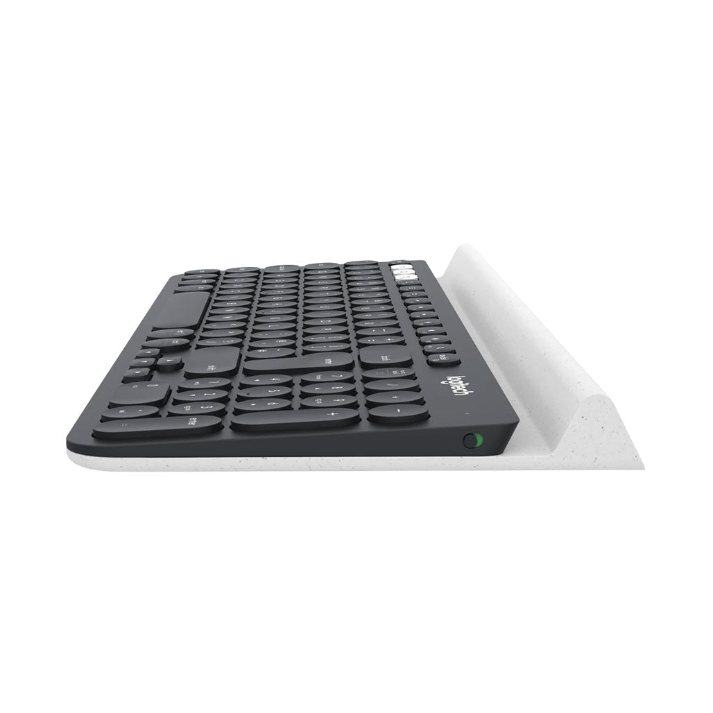 A Photo Of Logitech 920-008149 K780 - Multi-Device Wireless Compact Keyboard with Integrated Cradle