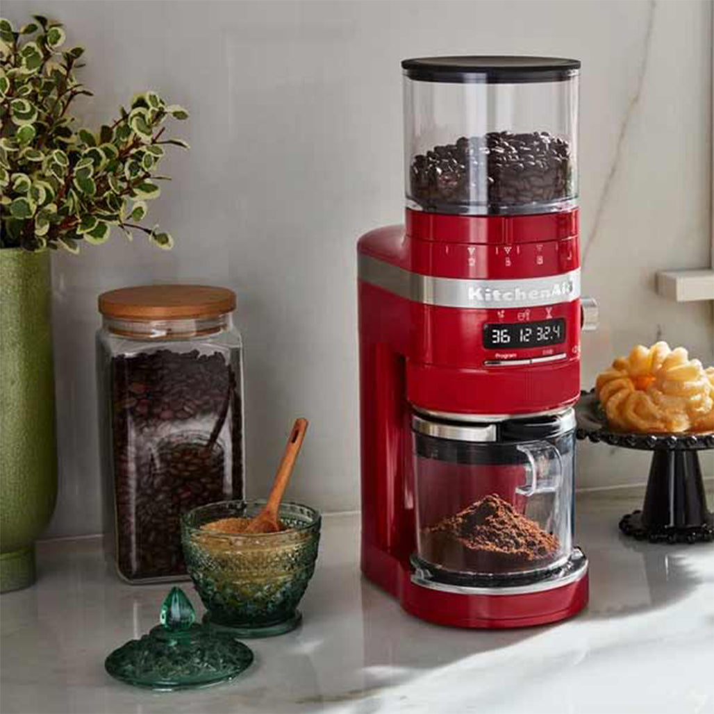 A Photo Of KitchenAid Artisan Coffee Grinder Empire Red