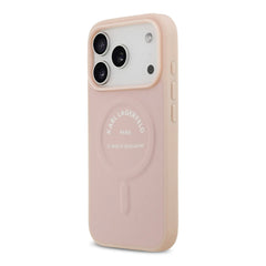 A Photo Of Karl Lagerfeld MagSafe PU Case with RSG Logo Buttons - iPhone 17 Pro