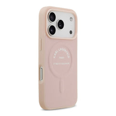 A Photo Of Karl Lagerfeld MagSafe PU Case with RSG Logo Buttons - iPhone 17 Pro