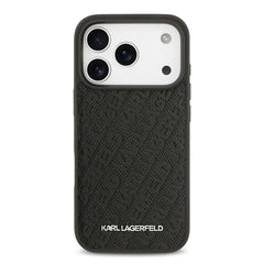 A Photo Of Karl Lagerfeld MagSafe PU Leather Case for iPhone 17 Pro