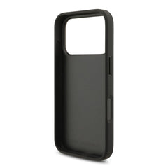 A Photo Of Karl Lagerfeld PU Leather Case with Script Logo & Metal Buttons for iPhone 17 Pro Max