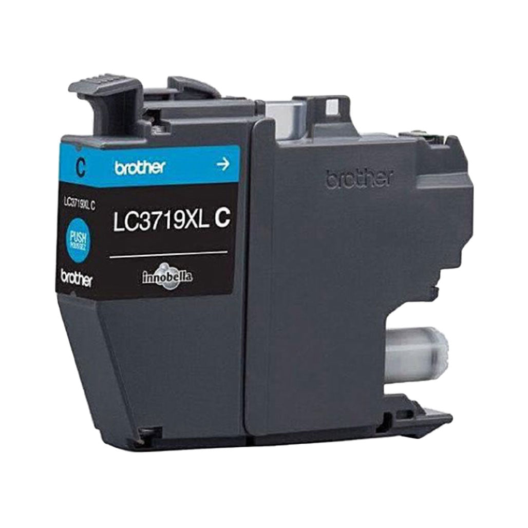 A Photo Of Brother LC3719XLC Cyan Ink Cartridge