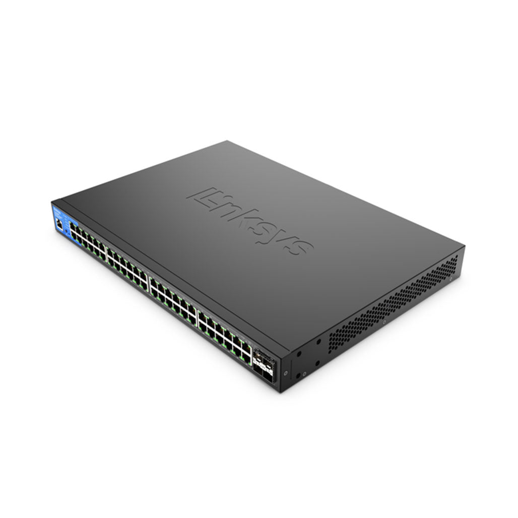 A Photo Of Linksys LGS352MPC-EU 48-Port Managed Gigabit PoE+ Switch with 4 10G SFP+ Uplinks and 740W Power Budget