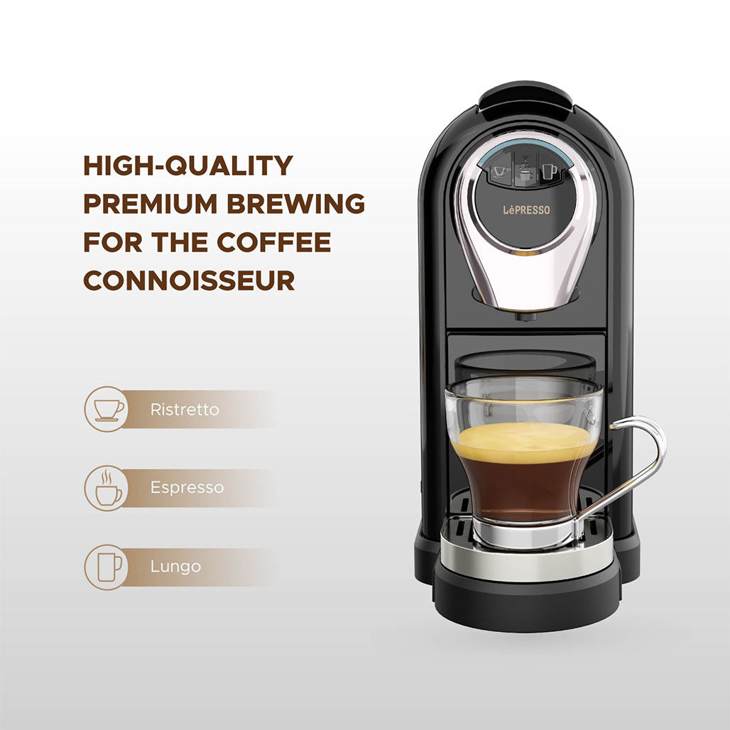 A Photo Of LePresso Nespresso Capsule Coffee Machine | Ristretto, Espresso, Lungo Modes | 19 Bar Pump Pressure | 0.8L Tank