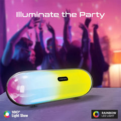A Photo Of Promate LumiBar High Fidelity True Wireless Bluetooth v5.3 Speaker | RGB Lights & Multi-Connectivity