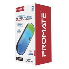 A Photo Of Promate LumiBar High Fidelity True Wireless Bluetooth v5.3 Speaker | RGB Lights & Multi-Connectivity