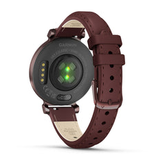 A Photo Of Garmin Lily 2 Classic - Dark Bronze with Mulberry Leather Band - 010-02839-03