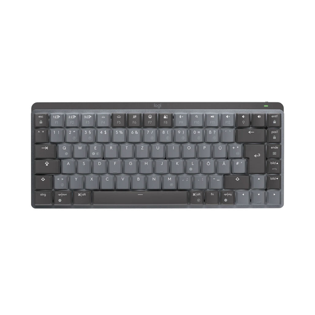 A Photo Of Logitech 920-010782 MX Mechanical Mini - Wireless Keyboard - Clicky Low-Profile Mechanical Keyboard with Smart Illumination