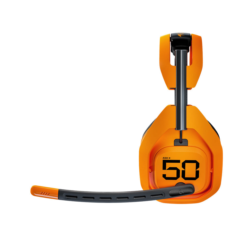 A Photo Of Logitech Astro A50 X - McLaren Racing Edition - Wireless Gaming Headset