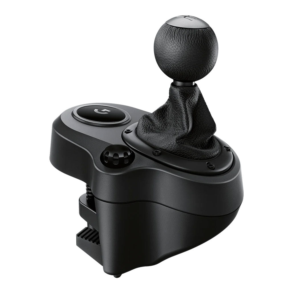 A Photo Of Logitech Driving Force Shifter for G923, G29, and G920 Racing Wheels – Precision 6-Speed Gearbox with Steel and Leather Components