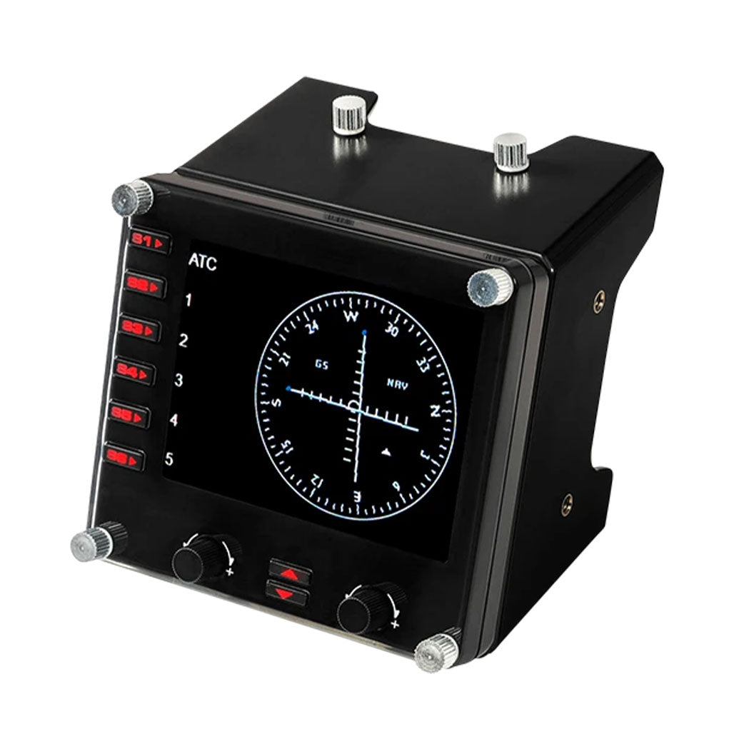 A Photo Of Logitech 945-000008 Flight Instrument Panel - Enhance Your Flight Simulation Experience