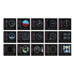 A Photo Of Logitech 945-000008 Flight Instrument Panel - Enhance Your Flight Simulation Experience