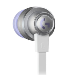 A Photo Of Logitech 981-000930 G333 - White - Gaming Earphones - High-Fidelity Audio with USB-C Adapter